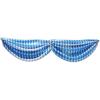 Oktoberfest Fabric Bunting (blue & white) Party Accessory (1 count) (1/Pkg)(5.10-feet)