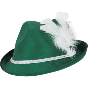 Beistle 60208 12-Pack Forest Green Vel-Felt Alpine Hats