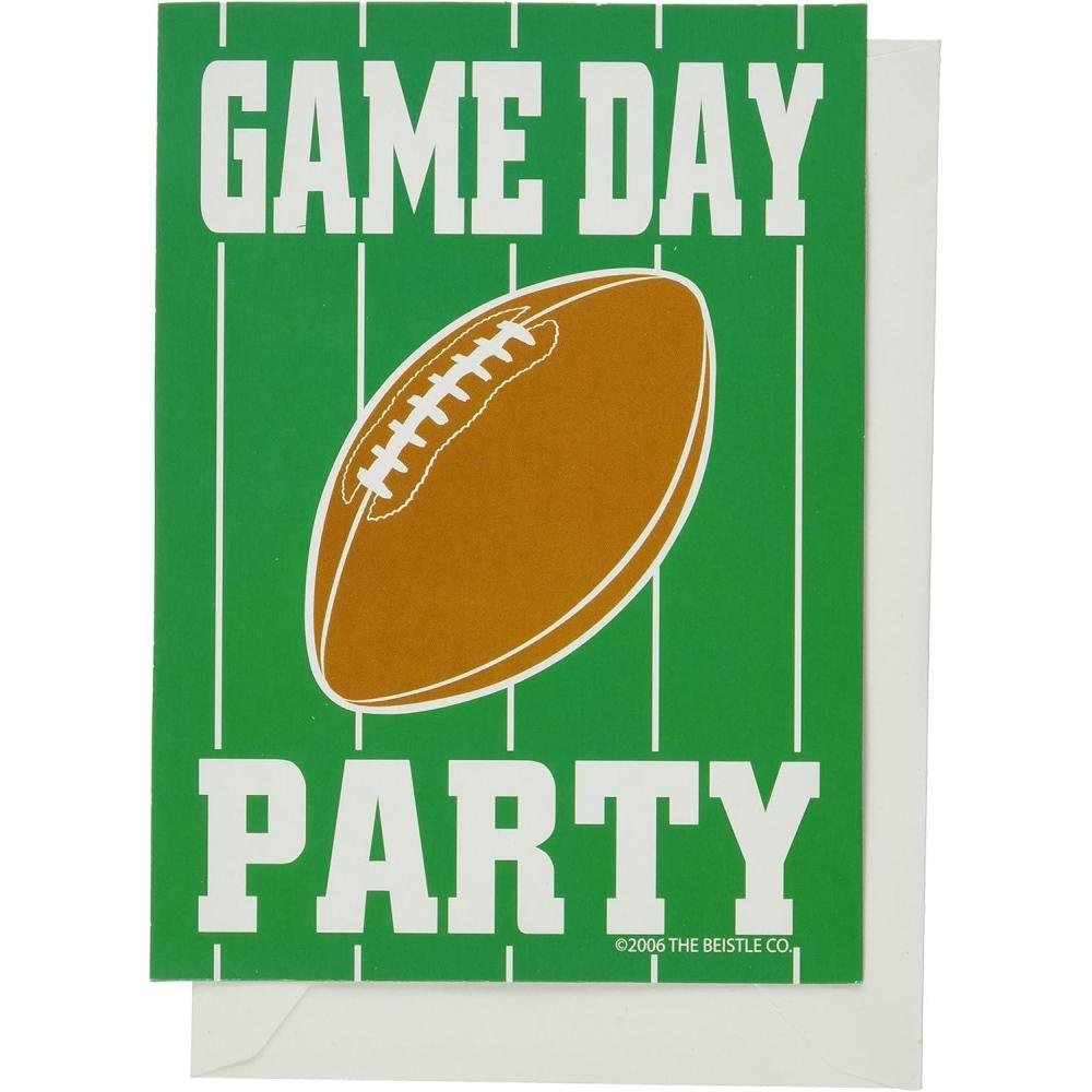 image:imageBeistle Game Day Football Invitations