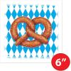 Beistle 50 Pack Oktoberfest Pretzel Bags, 6” x 5.75”- Bavarian Themed Party Supplies, German Beer Festival Treat Bags, Biergarten Snack Holders