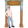 Beistle 7′ 6.5″ x 5′ 3.75″ Corrugated Cardboard Three Dimensional Life Size Biergarten Archway for Oktoberfest Photo Booth Props, German Themed Party Decorations