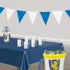Beistle Pennant Banners 2 Piece, 17″ x 30′, Blue/White