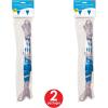 Beistle Pennant Banners 2 Piece, 17″ x 30′, Blue/White