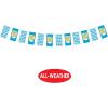 Beistle S54243AZ3 Oktoberfest Pennant Banners 10″ x 12′, Pack of 3(Oktoberfest)