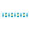 Beistle S54243AZ3 Oktoberfest Pennant Banners 10″ x 12′, Pack of 3(Oktoberfest)