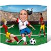 Beistle Soccer Goalkeeper Photo Prop, Football Sports Goalie Design, for Fútbol Game Day Events and Sport Themed Birthday Parties, 37” x 25”