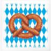 Beistle 50 Pack Oktoberfest Pretzel Bags, 6” x 5.75”- Bavarian Themed Party Supplies, German Beer Festival Treat Bags, Biergarten Snack Holders