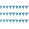 Beistle S50970AZ3 Oktoberfest Pennant Banner 3 Piece, Blue/White(3)