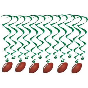 American Football Hanging Swirls (12 Pcs) – 1 Pack