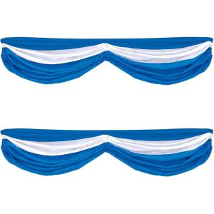 Beistle , 2 Piece Oktoberfest Fabric Buntings, 5′ 10” (Blue, White)