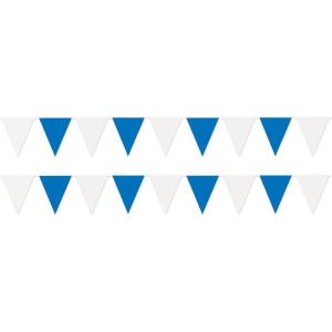 Beistle Pennant Banners 2 Piece, 17″ x 30′, Blue/White