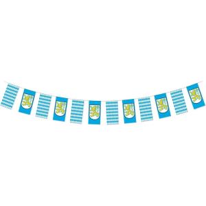 Beistle S54243AZ3 Oktoberfest Pennant Banners 10″ x 12′, Pack of 3(Oktoberfest)