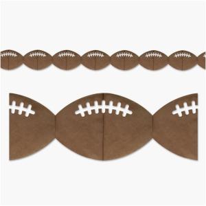 Football Garland Party Accessory (1 count) (1/Pkg)(1 piece)