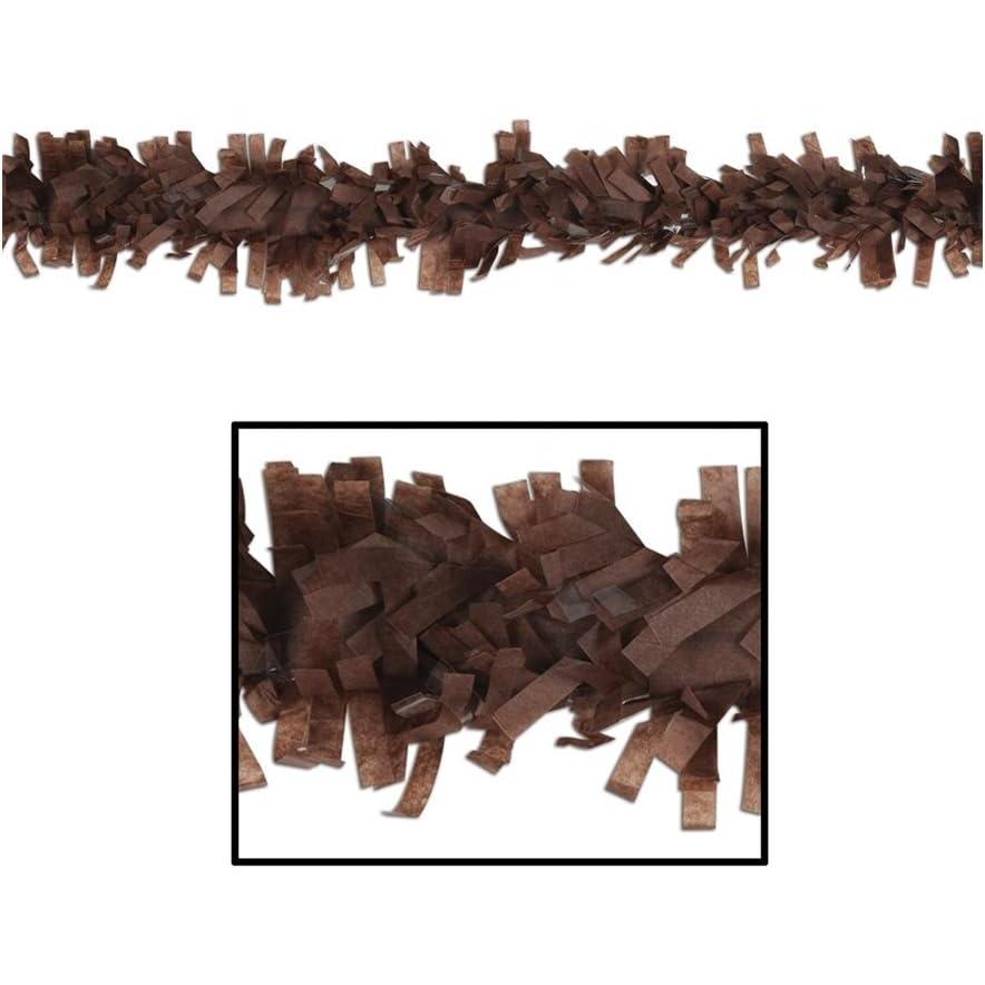 image:imageBeistle Orange and Black Tissue Festooning Garland1 PcBrown
