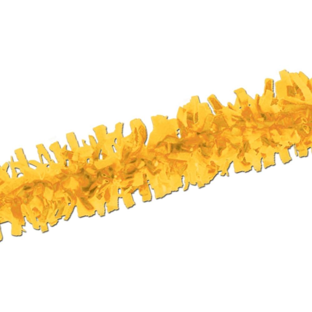 image:imageBeistle Orange and Black Tissue Festooning Garland1 PcGolden Yellow