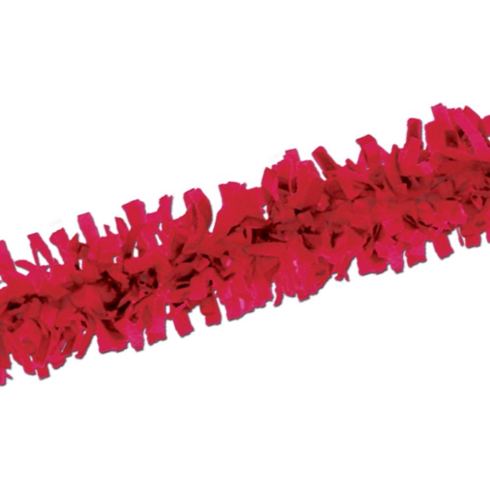 image:imageBeistle Orange and Black Tissue Festooning Garland1 PcRed