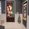 Beistle Christmas Door Cover Set – 2 Pack, Santa Restroom & Christmas Elves, All-Weather Front Door Decorations, Funny Holiday Entryway Décor for Homes, Offices, Festive Parties, and Events, 5′ x 30″