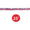 Beistle Orange and Black Tissue Festooning Garland-1 Pc(Red White and Blue)