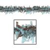 Beistle Orange and Black Tissue Festooning Garland-1 Pc(Light Blue and Brown)