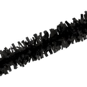 Beistle Orange and Black Tissue Festooning Garland-1 Pc(Black)
