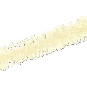 Beistle Orange and Black Tissue Festooning Garland-1 Pc(Ivory)