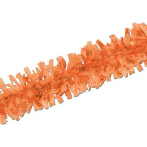 Beistle Orange and Black Tissue Festooning Garland-1 Pc(Orange)