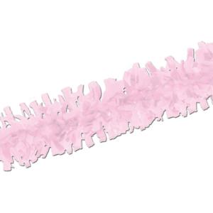 Beistle Orange and Black Tissue Festooning Garland-1 Pc(Pink)