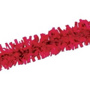 Beistle Orange and Black Tissue Festooning Garland-1 Pc(Red)
