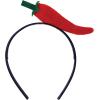 Beistle Chili Pepper Headband – Plush Red Chili Costume Headpiece, Novelty Food-Themed Accessory for Halloween Costumes, Fiesta Parties, Photo Booth Props, Themed Events & Food Competitions