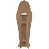 Beistle Sarcophagus Stand-Up – Freestanding Egyptian Pharaoh Tomb Decoration, Cardboard Ancient Egypt Cutout Prop with Easel for Halloween, Archaeology Themes & Historical Event Décor, 6′ 3¾” x 26″