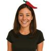 Beistle Chili Pepper Headband – Plush Red Chili Costume Headpiece, Novelty Food-Themed Accessory for Halloween Costumes, Fiesta Parties, Photo Booth Props, Themed Events & Food Competitions