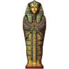 Beistle Sarcophagus Stand-Up – Freestanding Egyptian Pharaoh Tomb Decoration, Cardboard Ancient Egypt Cutout Prop with Easel for Halloween, Archaeology Themes & Historical Event Décor, 6′ 3¾” x 26″