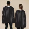 Beistle Black Fabric Capes – 2 Pack, Lightweight Polyester Costume Capes with Tie Closures, Hero Accessories for Halloween, Cosplay, Theatrical Costumes, Group Themes & Photo Booth Props, 30″