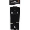 Beistle Black Suspenders – Adjustable Costume Suspenders, Classic Y-Back Clip-On Braces, Novelty Spirit Accessory for Halloween Costumes, Stage Performances, Photo Booth Props & Themed Party Wear