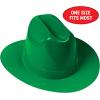 Beistle Plastic Cowboy Hats(Green)