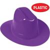 Beistle Plastic Cowboy Hats(Purple)