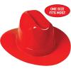 Beistle Plastic Cowboy Hats(Red)