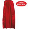 Beistle Red Fabric Capes – 2 Pack, Lightweight Polyester Costume Capes with Tie Closures, Hero Accessories for Halloween, Cosplay, Theatrical Costumes, Group Themes & Photo Booth Props, 30″