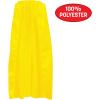 Beistle Yellow Fabric Capes – 2 Pack, Lightweight Polyester Costume Capes with Tie Closures, Hero Accessories for Halloween, Cosplay, Theatrical Costumes, Group Themes & Photo Booth Props, 30″
