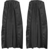Beistle Black Fabric Capes – 2 Pack, Lightweight Polyester Costume Capes with Tie Closures, Hero Accessories for Halloween, Cosplay, Theatrical Costumes, Group Themes & Photo Booth Props, 30″