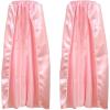 Beistle Pink Fabric Capes – 2 Pack, Lightweight Polyester Costume Capes with Tie Closures, Hero Accessories for Halloween, Cosplay, Theatrical Costumes, Group Themes & Photo Booth Props, 30″