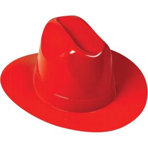 Beistle Plastic Cowboy Hats(Red)