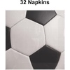 Beistle Soccer Luncheon Napkins – 32 Pack, 2-Ply Watch Party Tableware, Disposable Paper Napkins, Sports Theme Dining Supplies, Field Day Celebration Table Setting Décor, Beverage Serviettes, 6½”