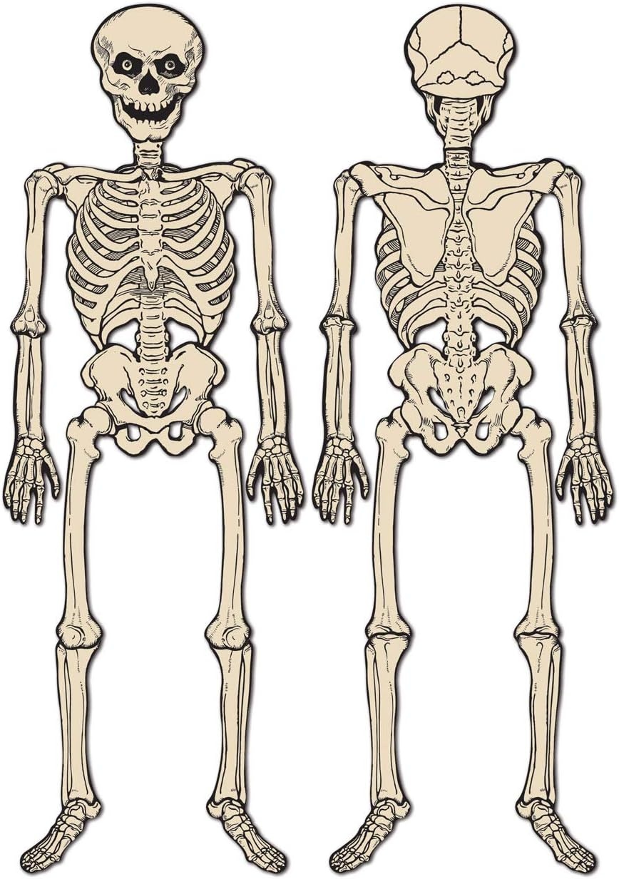 image:imageBeistle Vintage Halloween Jointed Skeleton Decorations 3 Pack Classic Full Body Cutouts Retro Wall Dcor Poseable Hanging Figures Spooky Seasonal Supplies Haunted Accents Creepy Props 4 3